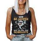 60Th Birthday Man Woman 60 Years 1964 Decorative  Tank Top Frauen