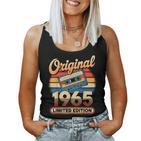 60Th Birthday Man Woman 60 Years Decoration 1965  Tank Top Frauen