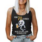 70Th Birthday Man Woman 70 Years 1954 Decorative  Tank Top Frauen