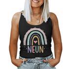 9Th Birthday Cute Rainbow Girl 9 Years Old Cute Tank Top Frauen