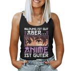 Bildung Ist Gut Anime Ist Guter Manga Japan Women's Children's Tank Top Frauen