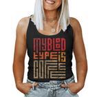 My Blood Type Is Coffee My Blood Group Is Coffee Tank Top Frauen