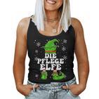 Care Elf Women's Nursing Home Elf Nurse Christmas Tank Top Frauen