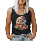 Christmas Hat Owl Tank Top Frauen