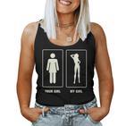 Cool Girlfriend Your Girl My Girl Tank Top Frauen