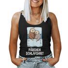 Couple Sleep Sloth Couple Tank Top Frauen