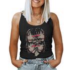 Creepy Horror Anime Manga Girl Japan Japanese Harajuku Tank Top Frauen