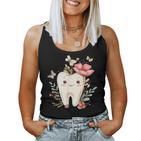 Cute Tooth With Flower I Children's Tooth Tank Top Frauen