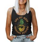 Das Ist Mein Ananas Costume Carnival Fancy Dress Fruit Fruit Tank Top Frauen