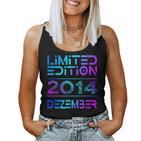 December 2014 Boy Girl 9Th Birthday Limited Edition Tank Top Frauen