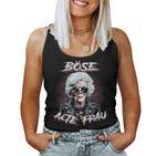 Evil Old Woman Women's Motorcycle Sarcasm Tank Top Frauen