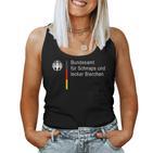 German Federal Office For Schnapps And Delicious Beer Fun Tank Top Frauen