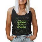 Heute Bin Ich Kaktus Carnival Costume Women Tank Top Frauen