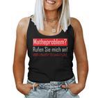 Maths Teacher Humour Maths Student Maths Tank Top Frauen