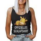 Official Sleep Giraffe Pyjama Tank Top Frauen