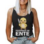 Psychisch Am Ente Crazy Duck Party Tank Top Frauen