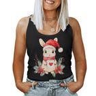 Rabbit Christmas Decoration Children Christmas Rabbit Tank Top Frauen