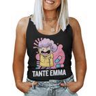 Raver Aunt Emma Ballern Techno Edm Rave Dj Tank Top Frauen