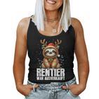 Reindeer War Sold Out Christmas Sloth Christmas Time Tank Top Frauen