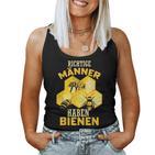 Richtige Männer Haben Biene Beekeeping Card Bee Tank Top Frauen