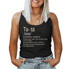 Romanian Father Tata Tank Top Frauen