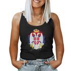 Serbia For Flag Belgrade Zagreb Tank Top Frauen