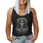 Skull Santa Muerte Christian Tank Top Frauen