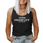 Team Crowley Proud Surname Last Name Tank Top Frauen