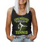 Tennis Player Cool Girls Playing Tennis Tank Top Frauen