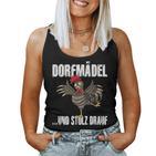 Village Girl And Pride Drauf Dorfkinder Chickenillage Tank Top Frauen