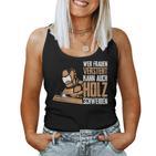 Wer Frauen Understands Can Also Wood Sweat Tank Top Frauen