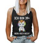 Women's 40Th Birthday Woman Unicorn 40 Year Old Idea Tank Top Frauen