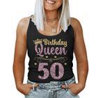 Women's 50Th Queen Birthday 50 Years Fift Tank Top Frauen