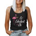 Women's Champagne Wine Girlstrip Running Girls Flamingo Es Escaliert Eh S Tank Top Frauen