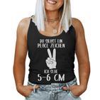 Women's Du Sieht Eine Peace Zeichen Ich Sehe 5-6 Cm Midwife S Tank Top Frauen