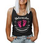 Women's Pregnant Undermeant Mothers Baby Tank Top Frauen