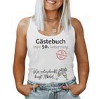 50Th Birthday Man Woman 50 Years 1973 Decorative  Tank Top Frauen