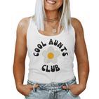 Floral Cool Aunts Club Auntie Again Gray Tank Top Frauen