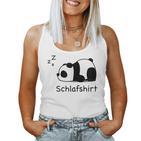 Müder Panda Cute Sleep Tank Top Frauen