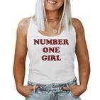 Rosé Number One Girl Tank Top Frauen