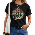 1979Intageintage Birthday Retro T-shirt Frauen