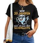 20Th Birthday Man Woman 20 Years 2004 Decorative  T-shirt Frauen