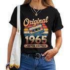 60Th Birthday Man Woman 60 Years Decoration 1965  T-shirt Frauen