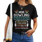 Bowling Women's Bowling Sayings Retro Bowling T-shirt Frauen