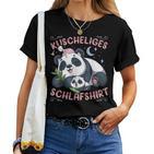 Cuddly Sleep Panda Bear With Panda Boys T-shirt Frauen