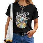 Disco Ball Disco Diva Queen 70S Retrointage Dancing T-shirt Frauen