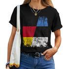 Estonia Germany Flag Children Estonia T-shirt Frauen