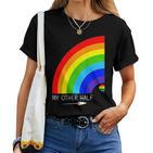 My Other Half Gay Couple Rainbow Pride Cool Lgbt T-shirt Frauen