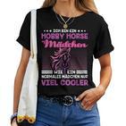 Ich Bin Ein Hobby Horse Mädchen Hobby Horsing T-shirt Frauen