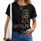 January 1955 Man Woman 70Th Birthday Limited Edition T-shirt Frauen